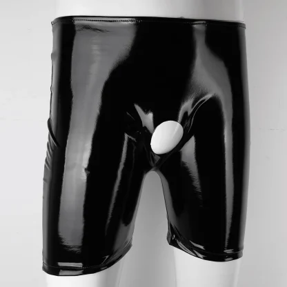 Wet Look Long Leg Boxer Brief - Image 7