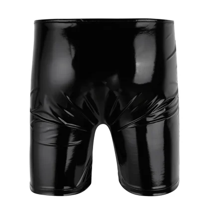 Wet Look Long Leg Boxer Brief - Image 2