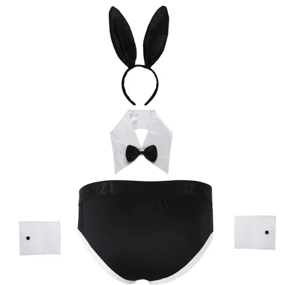 Men's Sexy Waiter Costume Lingerie - Image 7