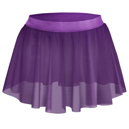 Ruffle Mini See-through Skirt - Image 5