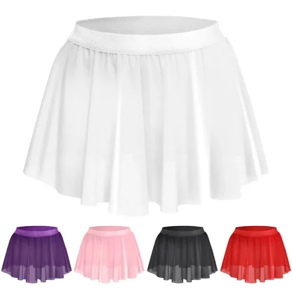 Ruffle Mini See-through Skirt - Image 14