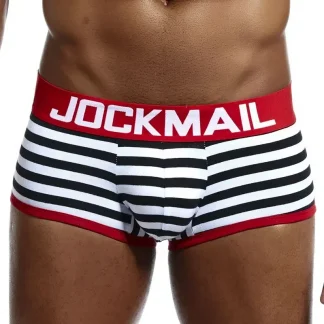 Open Butt Striped Boxer Brief