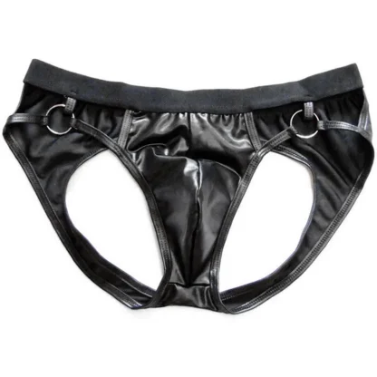 Sexy Elastic Sleek Black Jockstrap - Image 7