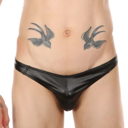 Low-rise Sleek Black Thong - Image 3