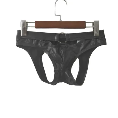 Sexy Cutout Sleek Black Jockstrap - Image 6