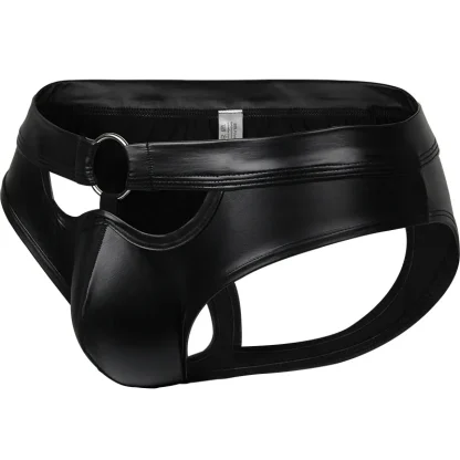 Sexy Cutout Sleek Black Jockstrap