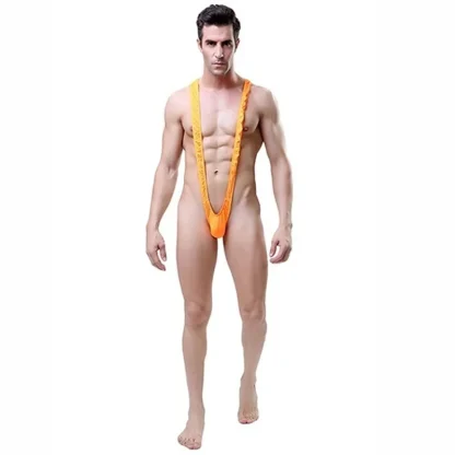 Mankini V-shaped Elastic Bodysuits