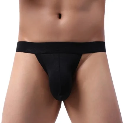 Semi-transparent Solid Color Thong - Image 7