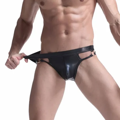 Sexy Elastic Sleek Black Jockstrap