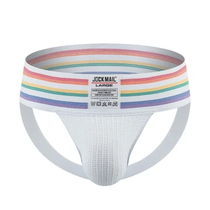 Multicolored Stripes Hot Jockstrap