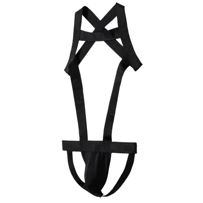 Strappy Elastic Harness Bodysuit - Image 9