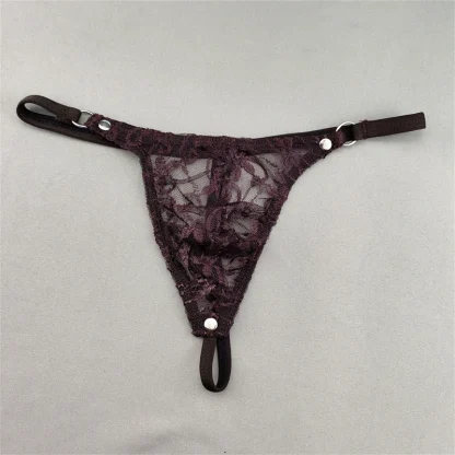 Ultra-thin Sheer Lace G-string - Image 8