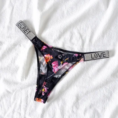 Luxury Printed High Cut Thong - Image 9