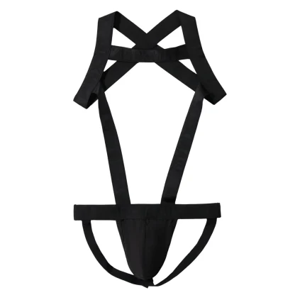 Strappy Elastic Harness Bodysuit - Image 8