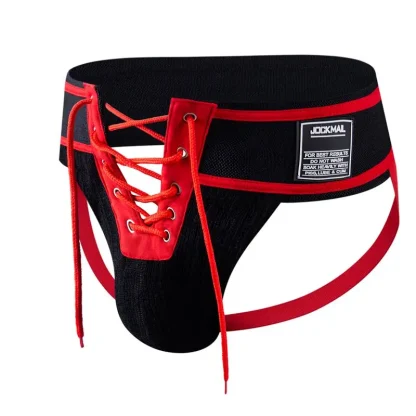 Lace-up Crotch Sexy Jockstrap