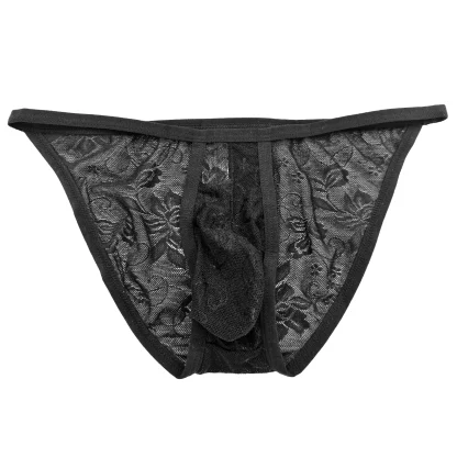 See-through Floral Lace Brief - Image 6