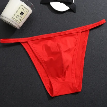 Low-rise Solid Color Bikini Brief - Image 2