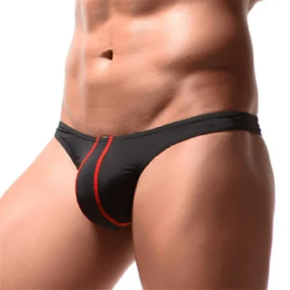 Casual U-convex Striped Thong