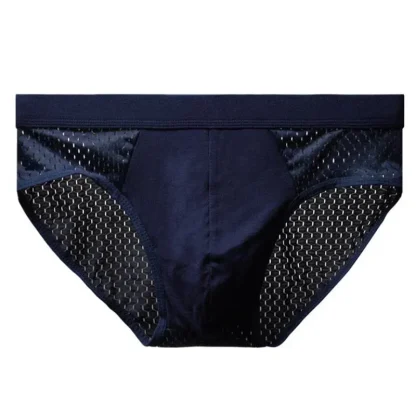 Solid Color Breathable Brief - Image 4