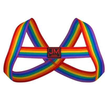 Rainbow Striped Elastic Jockstrap - Image 7